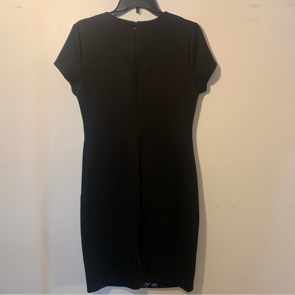 Trulli Dress Black and Blue Beaded Collar Size 8 Business Casual Party Dress - Picture 9 of 11